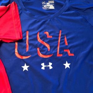 Underarmour fitted USA shirts